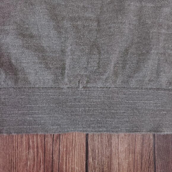 Buck Mason Mens Size Large Avalon Sweater Knit Short Sleeve Polo Shirt Gray - Picture 5 of 12